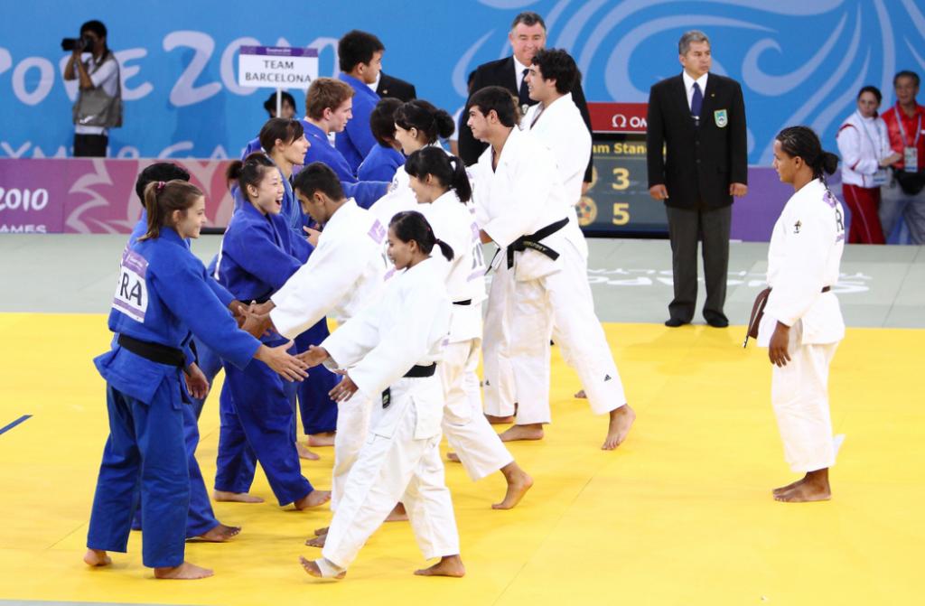 Judo team event brings nations together