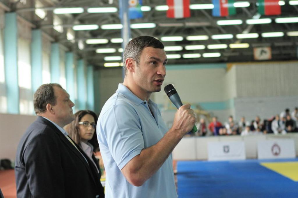 Vitaliy Klichko visits Junior European Cup in Kiev