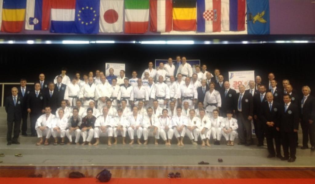 Shoji Sugiyama awarded at EJU Kata Tournament in Pordenone