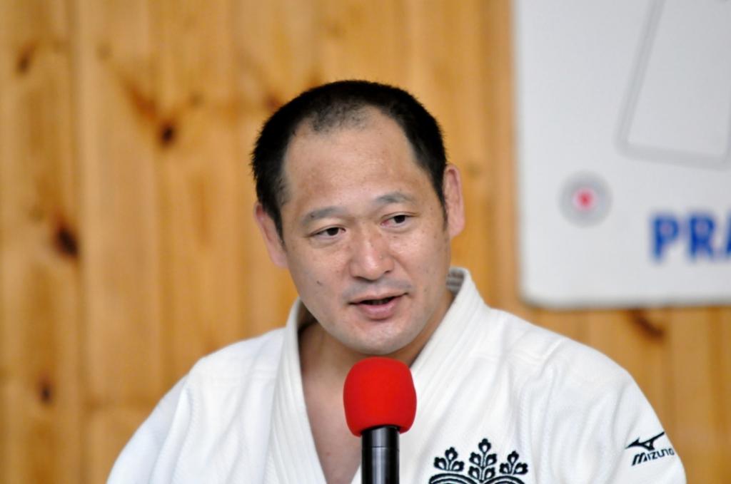 Hirotaka Okada teaches the essence of judo