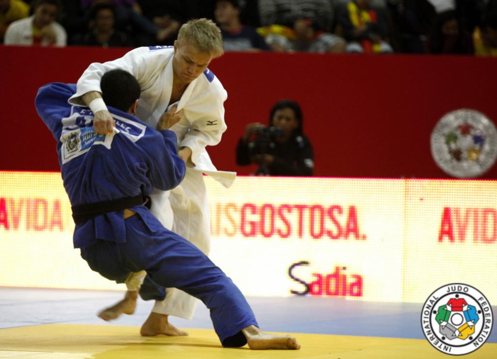 European judoka exploring form in South America