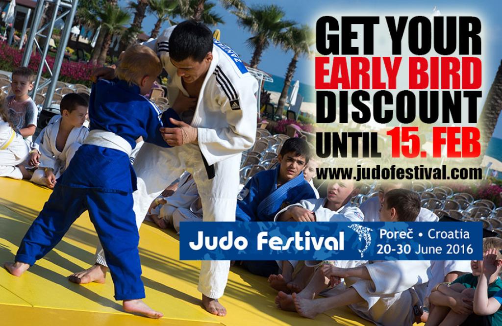 TAKE YOUR CHANCE - EARLY BIRD DISCOUNT FOR JUDO FESTIVAL