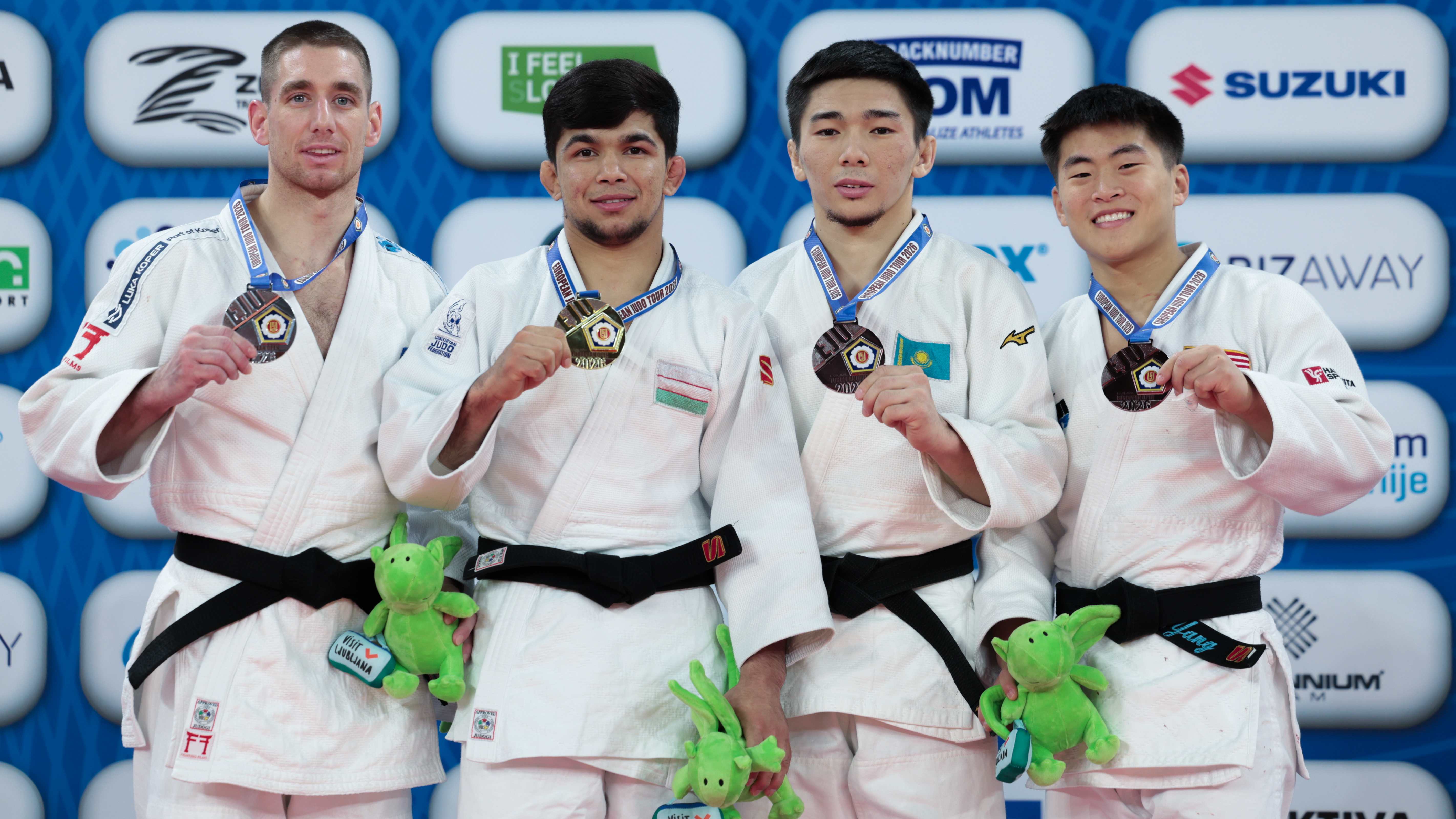 Podium -60kg category